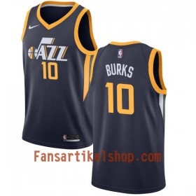 NBA Utah Jazz Trikot Alec Burks 10 Nike 2017-18 marineblau Swingman - Herren